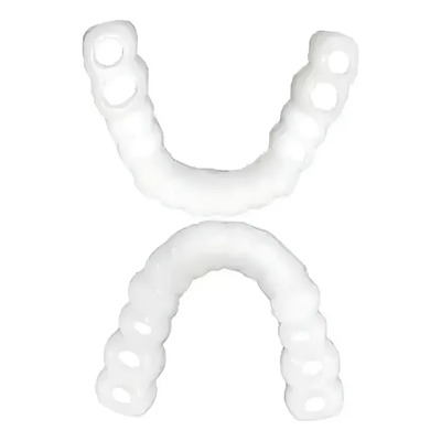 -p Postizo Dentadura Snapon Smile Superiore Inferior Aa | Envío gratis