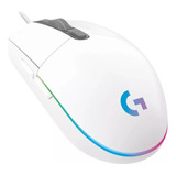 Mouse Pc Gamer Logitech G203 Lightsync Rgb 8000 Dpi White
