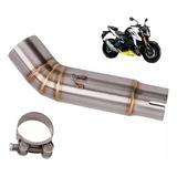 Tubo De Escape Suzuki Gsx-s 750 Cople Adaptador Slip On 51mm