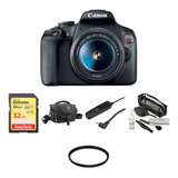 Canon Eos Rebel T7 Dslr Camara Con 18-55mm Lens Basic Kit