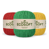 Barbante Euroroma Ecosoft 422g 3 Unidades 452 Metros