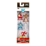 Bonecos Metalfigs Nano Dc Comics Pack Com 5 Dtc