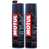 Lubricante De Cadena Motul C2 + Limpiador Motul C1 