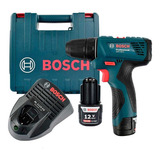 Chave De Fenda Sem Fio Bosch Gsr 120-li 12v E Estojo Verde Escuro