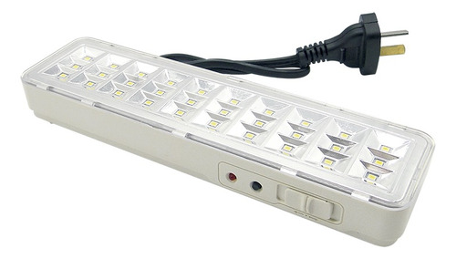 Luz De Emergencia Led 30 Leds Batería Litio Recargable 220v