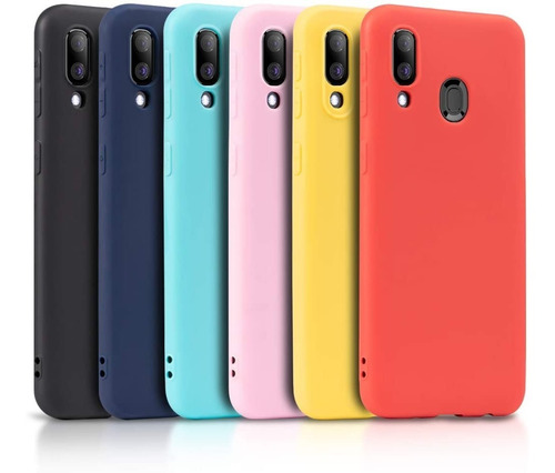 Capa Fosca Silicone Matte  Fina Compatível Com Galaxy M20