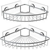 Smartake Juego De 2 Estantes Para Ducha (esquina) De Acero I