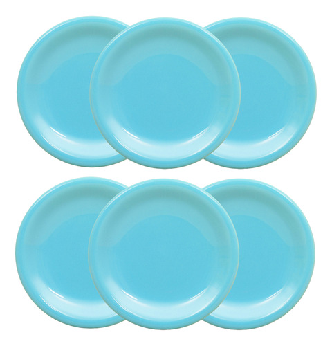 Plato Cerámica Postre Ancers Colores X6und