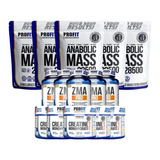 Kit 5 Anabolic Mass + Zma Pro + Creatina 150g - Profit