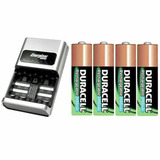 Energizer Cargador Auto 1 Hora + 4 Pilas Aa 2450mah (nuevo)