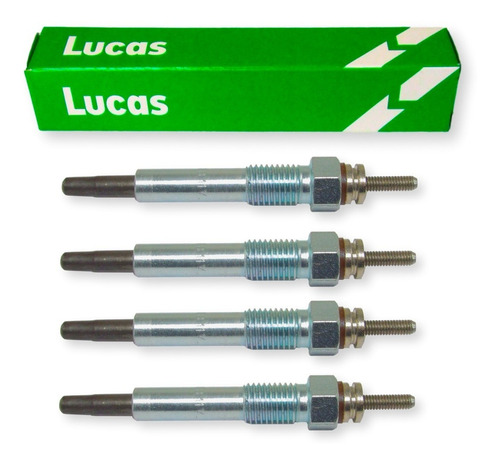 Kit  4 Bujias Precalentamiento Lucas Isuzu Pick Up Tf 3.1td 