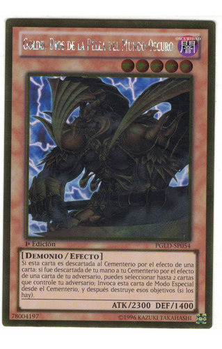 Yugioh Goldd Wu Lord Of Dark World Gold 1st Pgld-sp054