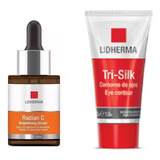 Lidherma Kit Radian C Serum + Tri Silk Contorno De Ojos