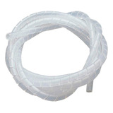 Espiral Plástico Ordena Cable 10mm Blanco (10 Metros)