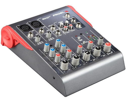 Consola De Sonido Proel Mi6 Mixer De 6 Canales Oferta!!!