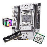 Kit Gamer Placa Mãe Q-d4 X99 White Intel Xeon E5 2690 V4 32