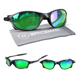 Oculos Sol Preto Proteção Uv Praia Masculino Lupa + Case