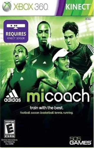 Jogo Xbox 360 Kinect Micoach / Novo Lacrado / Game 