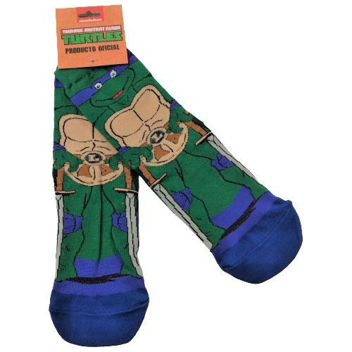 Medias 3/4 Largas Tortugas Ninjas Oficial Nickelodeon Unisex