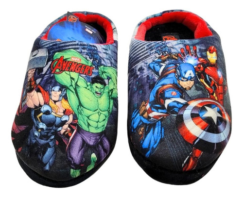 Pantufla Infantil Talon Marvel Avengers Hulk Cap Am Iron Man