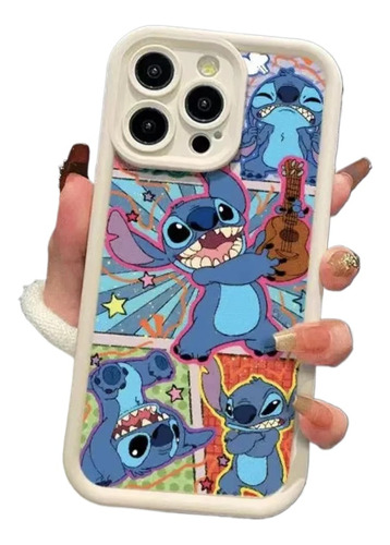 Funda De Teléfono Disney Stitch Para iPhone 14 11 12 13 15 P