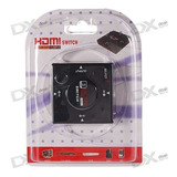 Chaveador Hdmi 3x1 -ps 3, Blu-ray,pc Em Sua Tv Ou Monitor