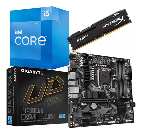 Kit Upgrade Intel 13ª I5 13400f + B760m Ds3h Sem Memoria