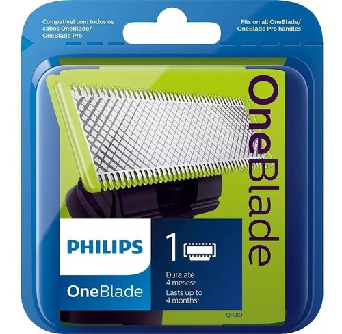 Refil Lâmina De Reposição Para Barbeador Oneblade Qp210/50 P