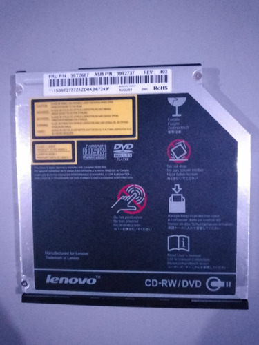 Lector Dvd Lenovo Modelo: Gcc-4247n