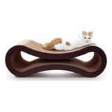 Cama Rascador De Carton Para Gatos, Almohadilla Rascador Par