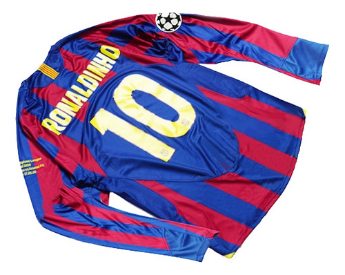 Jersey Manga Larga Ronaldinho Gaucho 2006 Final Champions 