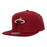 Gorra Mitchell And Ness Team Ground Nba 2.0 Miami Heat