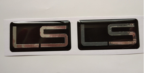 Kit 2 Emblemas Ls Chevrolet Grand Blazer Rotuladas Relieve Foto 2