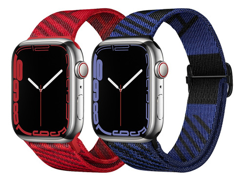 Correa Tela Para Apple Watch Ultra Series 9 8 7 Se 6 5 2 Pc