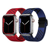 Correa Tela Para Apple Watch Ultra Series 9 8 7 Se 6 5 2 Pc