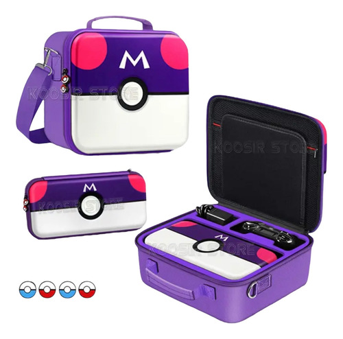 Estuche Nintendo Switch Oled Pokémon Pokébola Maestra Maleta