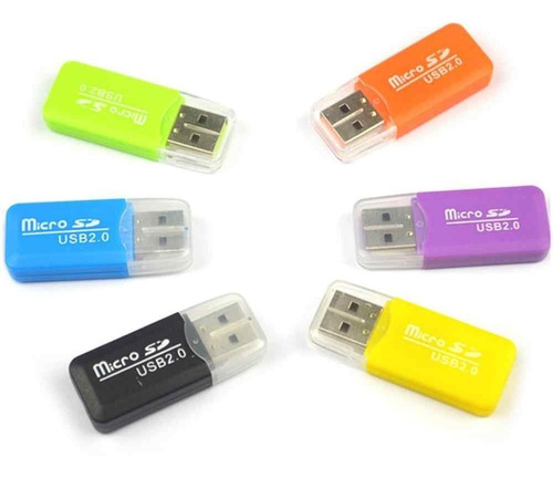 Mini Leitor De Cartão Micro Sd / M2 Adaptador Usb Pendrive