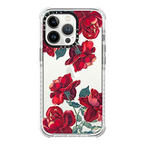 Funda Para iPhone 13 Pro Rojo Rosas (transparent)-02