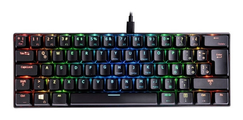 Teclado Gamer Vsg Mintaka Negro Kailh Brown 60%