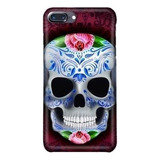 Funda Celular Calavera Craneo Skull Dia Muerto Calaca Rosa *