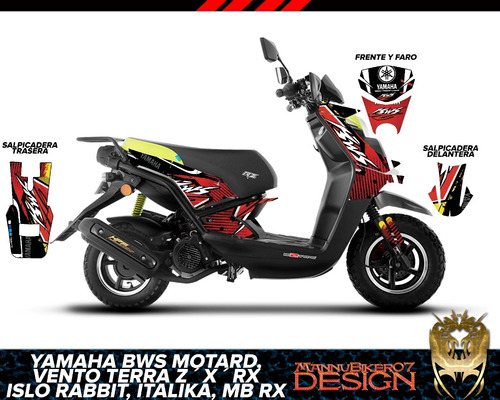 Stickers Motard Terra Rabbit Vinil Laminado Glossy +regalo