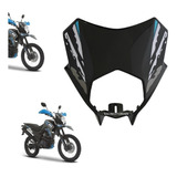 Cubierta  Frontal De Faro Negro Italika Dm150 Moto