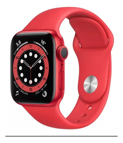 Apple Watch Series 6 (gps) - Rojo De 40 Mm Usado Poco Uso 