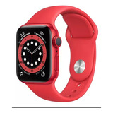 Apple Watch Series 6 (gps) - Rojo De 40 Mm Usado Poco Uso 