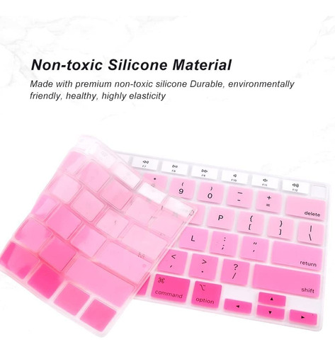 Funda De Silicona Para Teclado Para Macbook Air De 13 Pulgad