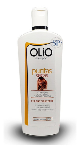 Shampoo Olio Puntas Secas Colágeno Y Proteínas Profesional 