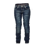 Calça Jeans Feminino Motoqueiro  Kevlar Texx Carmin Lady