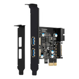 Tarjeta Adaptadora Pci-e A Usb 3.2 Gen 1, Pci Express De 5 G