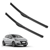 Kit 2 Escobillas Delanteras Flex Goma Peugeot 208 2013a2021