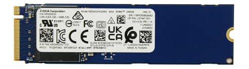 Ssd Interno Kioxia 256gb Pcie Gen3 X4 Nvme M.2 2280